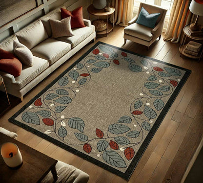 Berry Vine Polypropylene Rug | Plow & Hearth