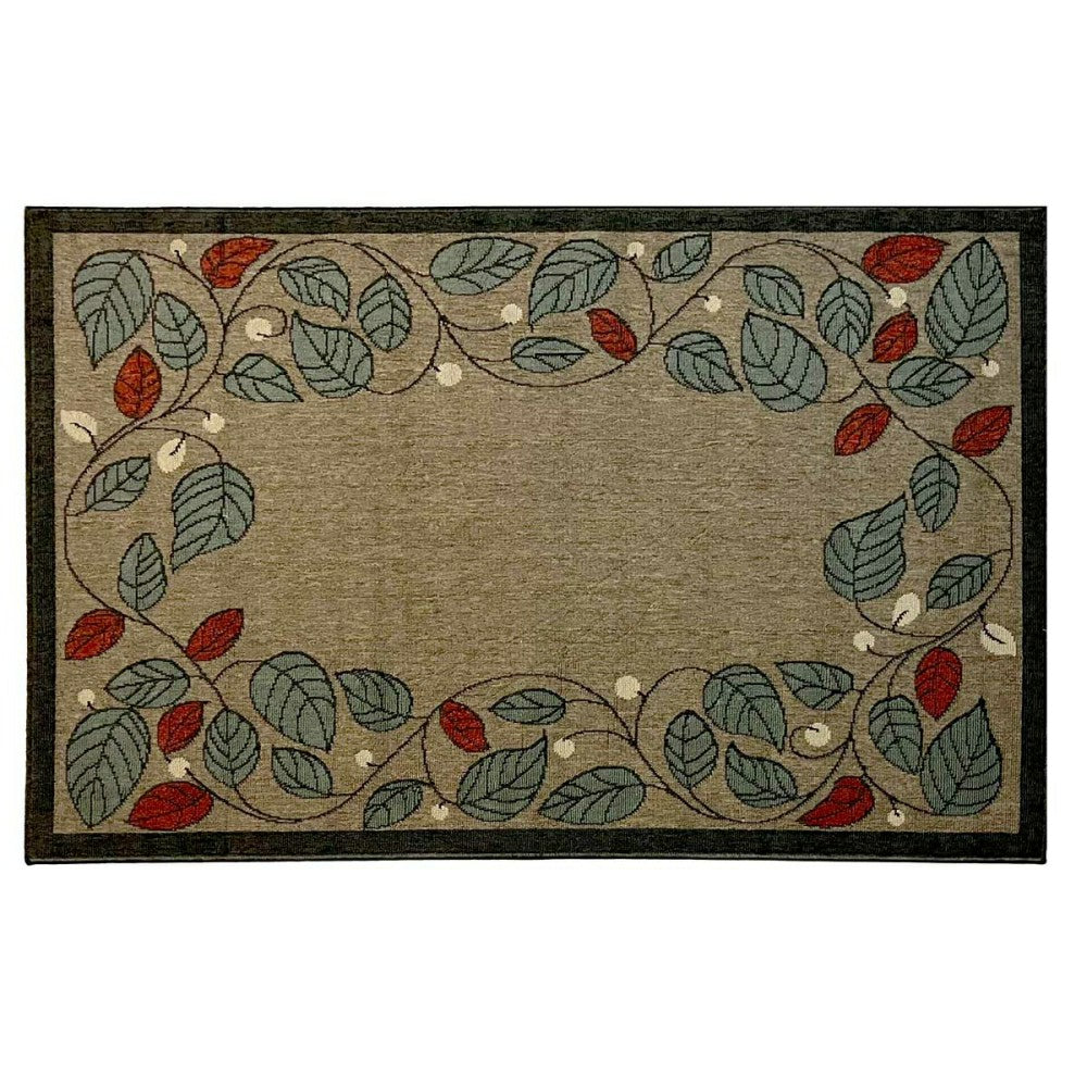 Berry Vine Polypropylene Rug | Plow & Hearth