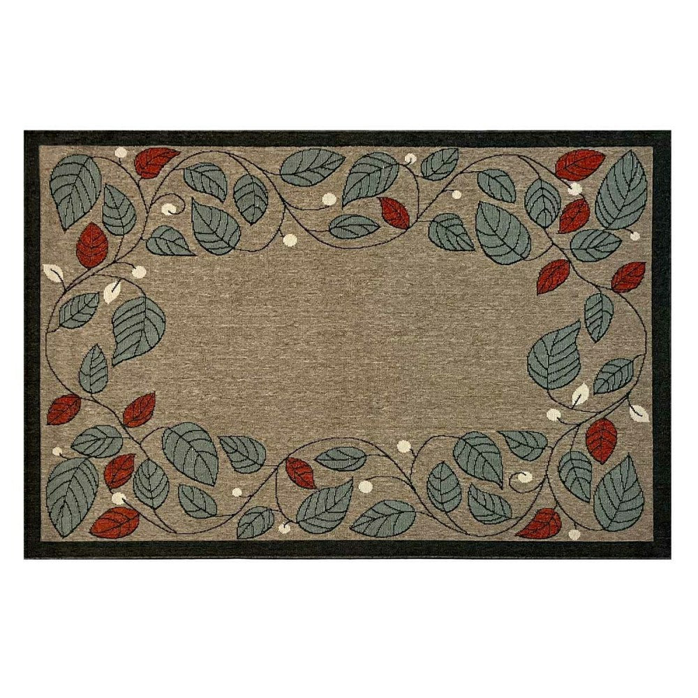 Berry Vine Polypropylene Rug | Plow & Hearth