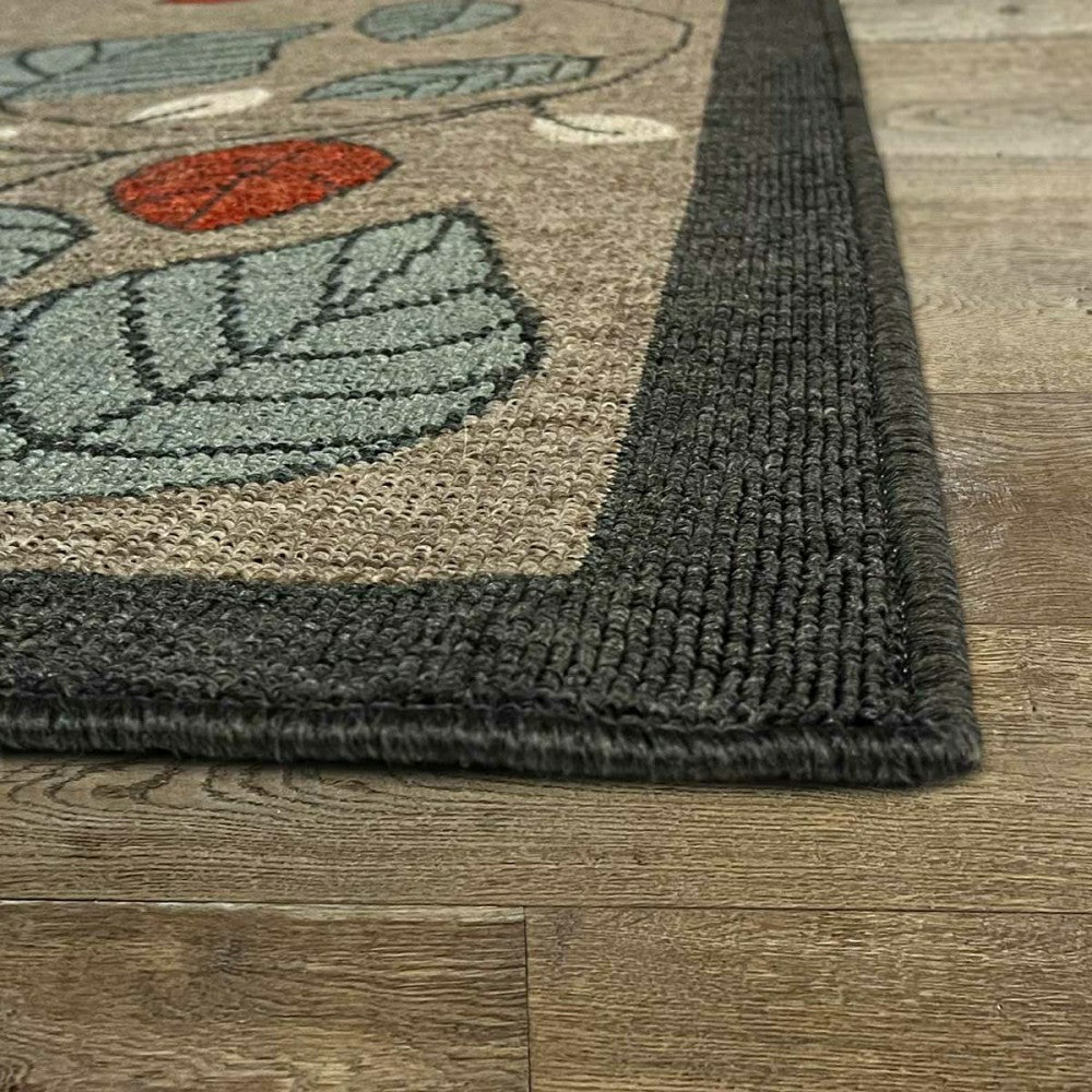 Berry Vine Polypropylene Rug | Plow & Hearth