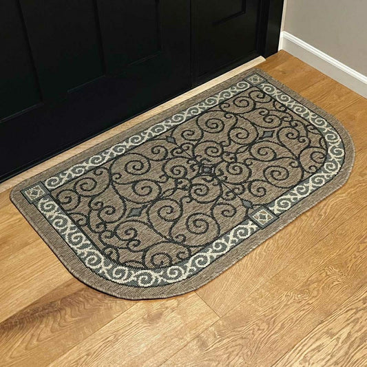 Eastly Scroll Polypropylene Rug | Plow & Hearth