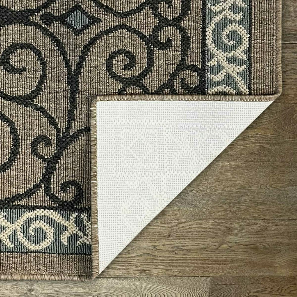 Eastly Scroll Polypropylene Rug | Plow & Hearth