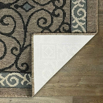 Eastly Scroll Polypropylene Rug | Plow & Hearth