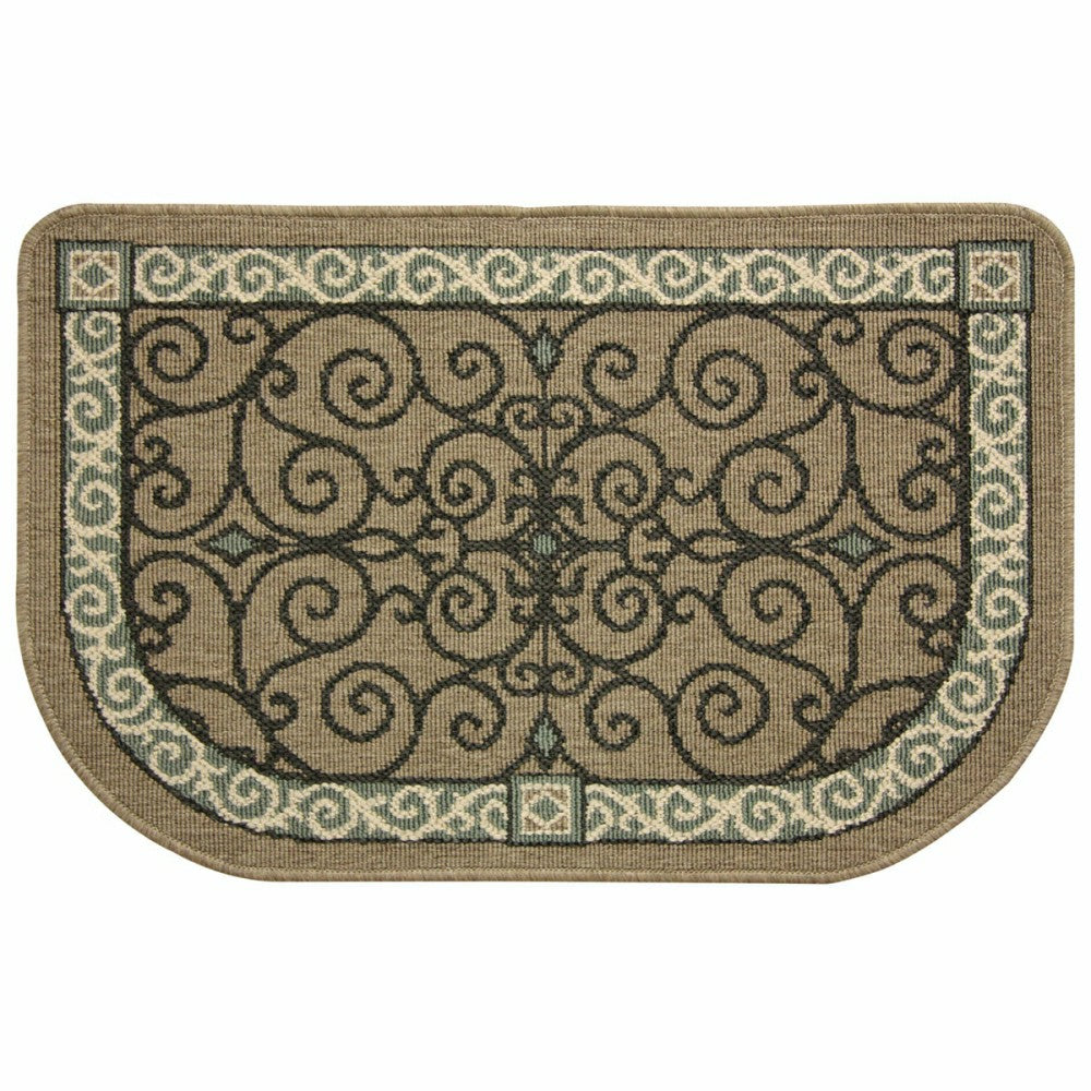 Eastly Scroll Polypropylene Rug | Plow & Hearth