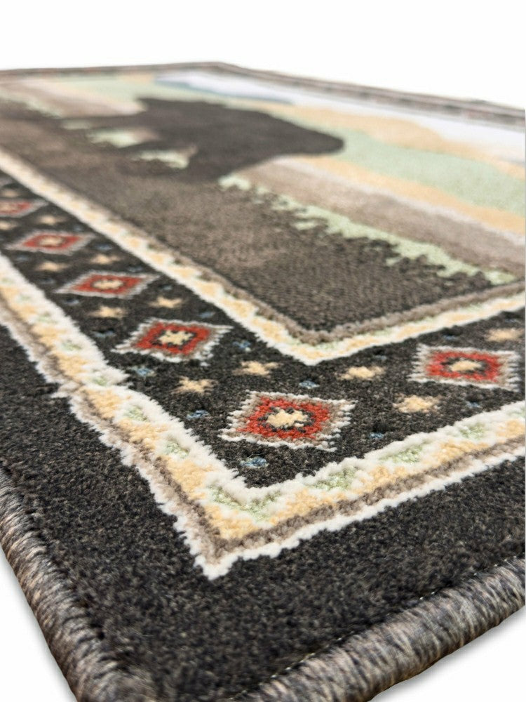 Vista Curious Bear Rug, 30"x 50" | Plow & Hearth