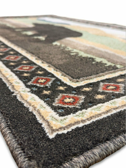 Vista Curious Bear Rug, 30"x 50" | Plow & Hearth