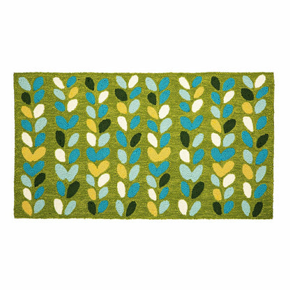 Indoor/Outdoor Hooked Polypropylene Sprouts Rug 24"x42" | Plow & Hearth