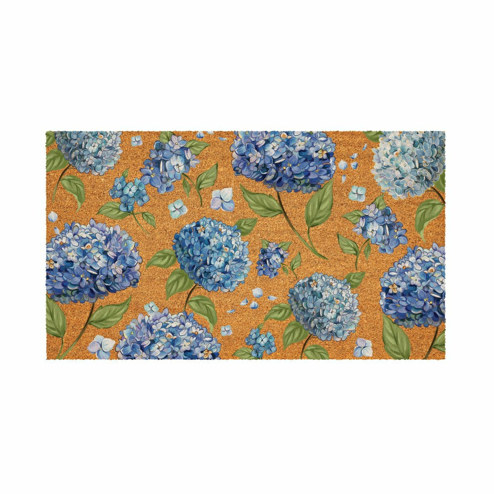 Hydrangea Haven, Coir Mat 28"x16" | Plow & Hearth