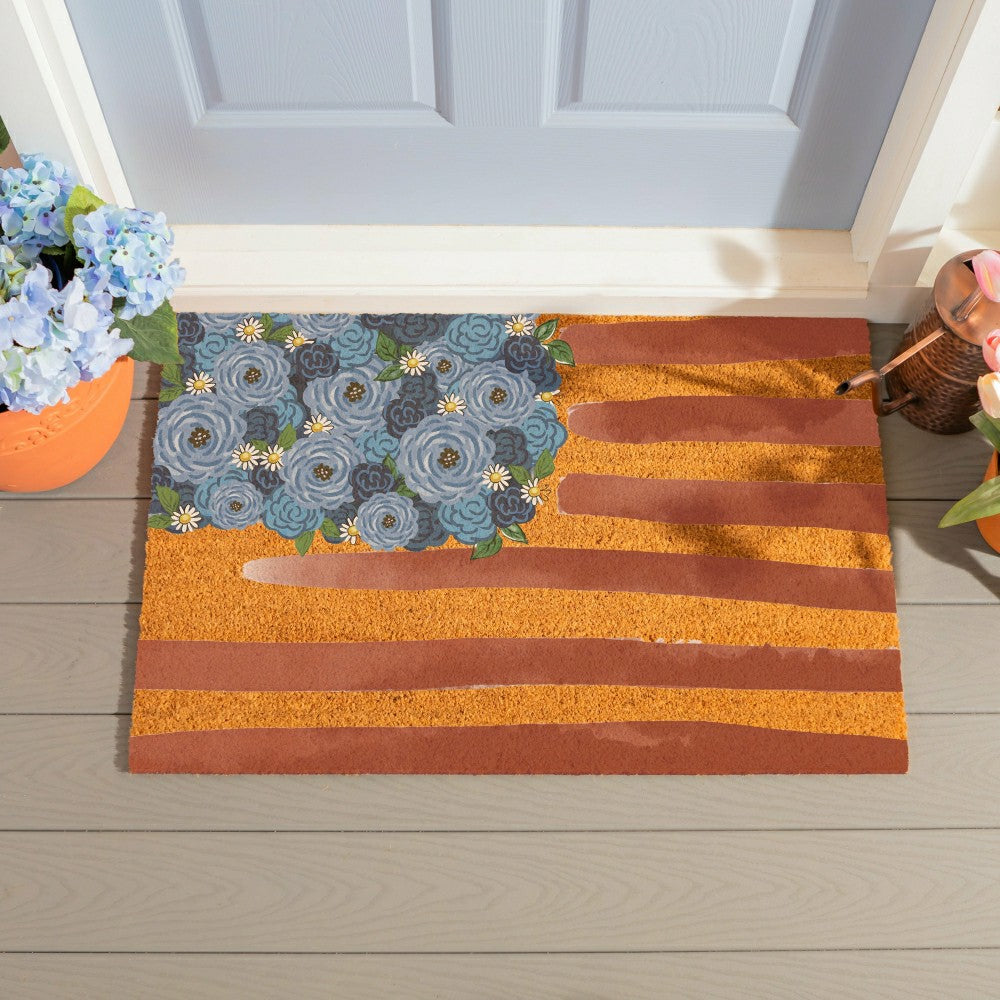 American Classic Flag, Coir Mat 36"x24" | Plow & Hearth