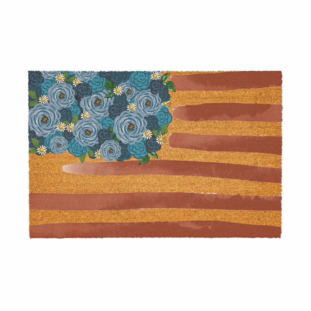 American Classic Flag, Coir Mat 36"x24" | Plow & Hearth