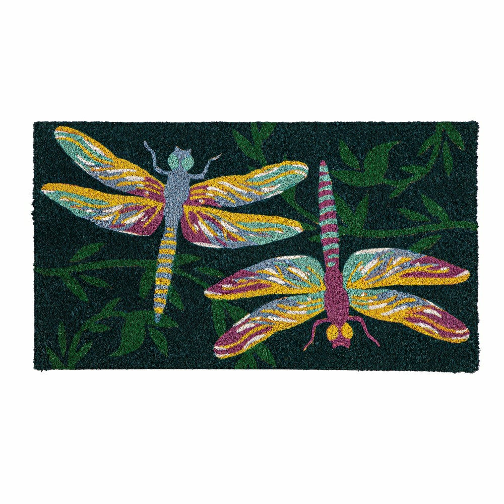 Dragonflies Coir Mat | Plow & Hearth
