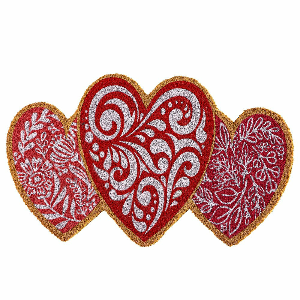 Valentine Colorful Shaped Coir Mat | Plow & Hearth