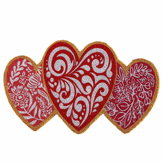 Valentine Colorful Shaped Coir Mat | Plow & Hearth