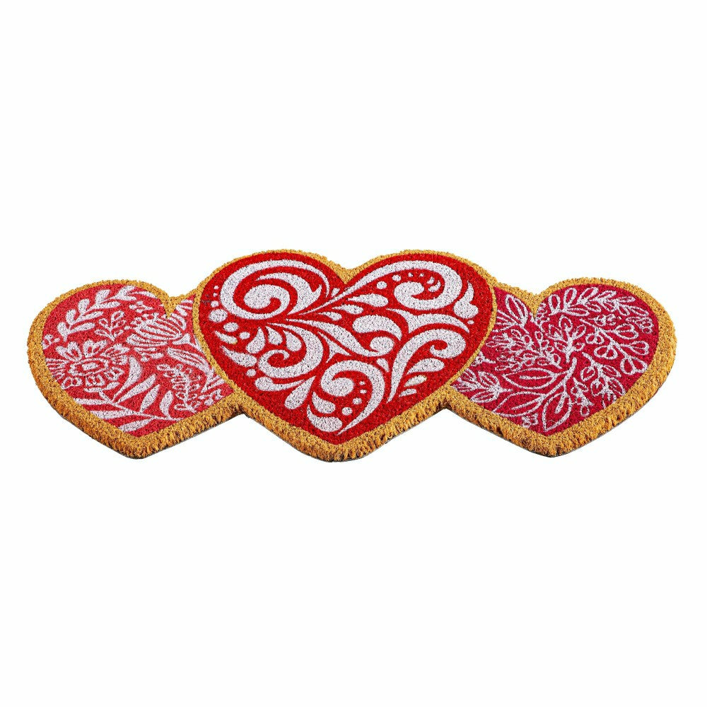 Valentine Colorful Shaped Coir Mat | Plow & Hearth