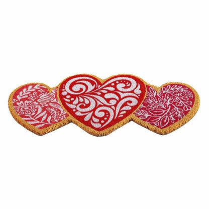 Valentine Colorful Shaped Coir Mat | Plow & Hearth
