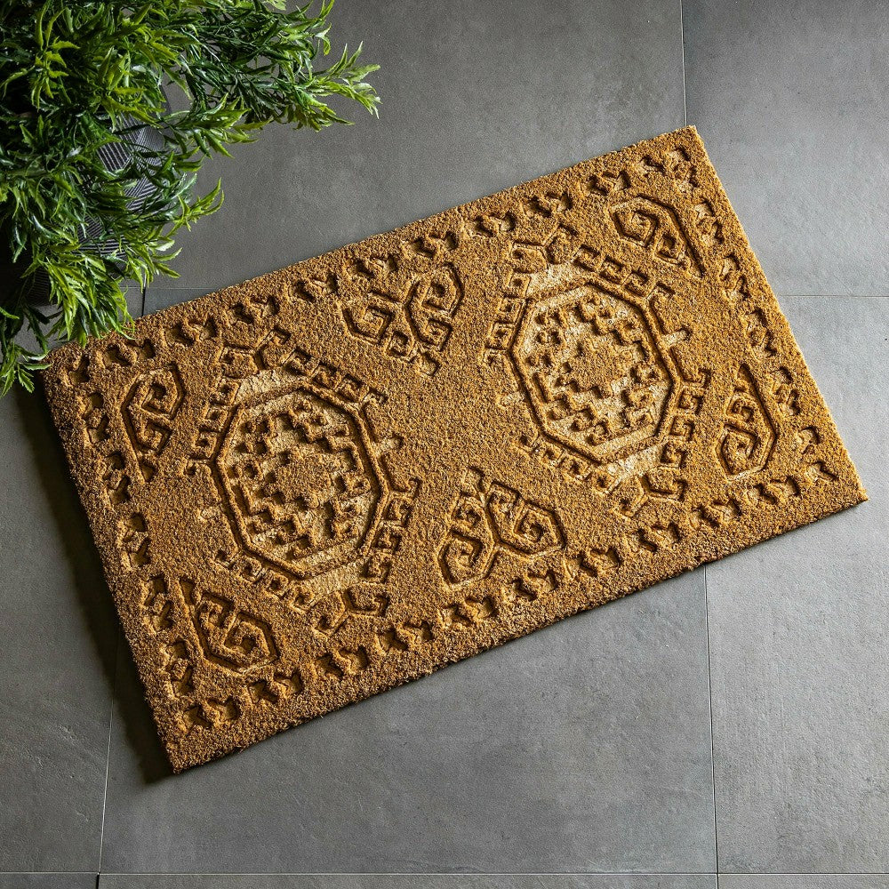 Persian Style Coir Doormat, 18"x30" | Plow & Hearth
