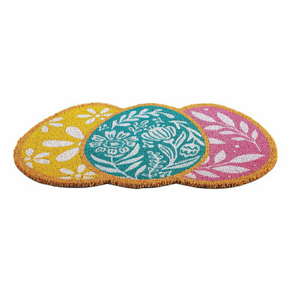 Easter Colorful Shaped Coir Mat | Plow & Hearth
