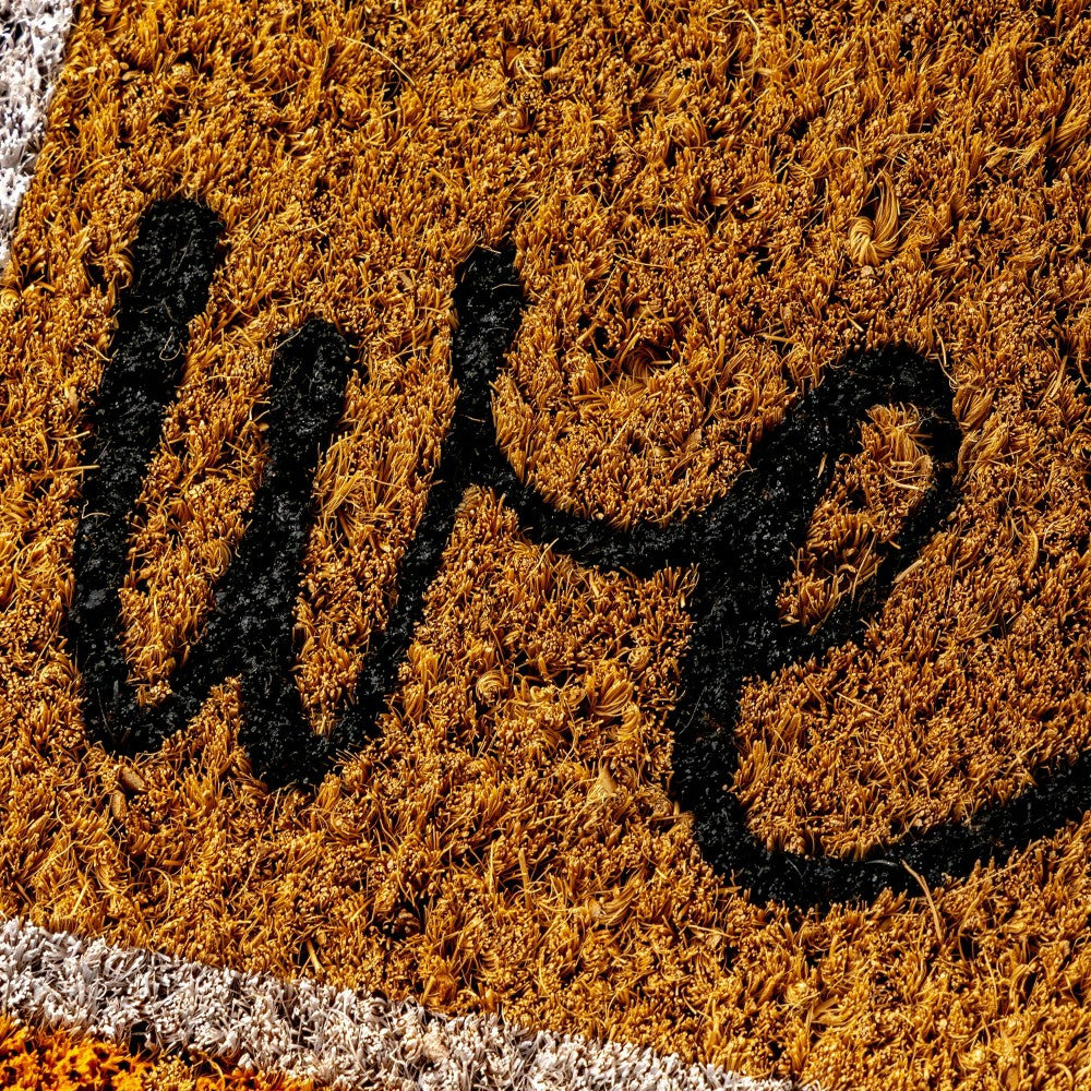Spring Welcome Coir Doormat | Plow & Hearth