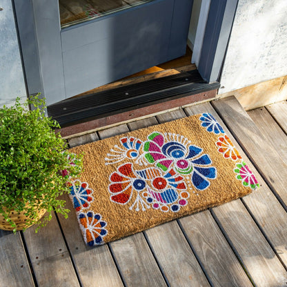Rangoli Coir Door Mat | Plow & Hearth