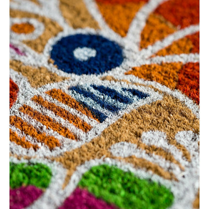 Rangoli Coir Door Mat | Plow & Hearth