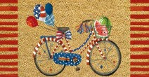 American Classic, Flocked Coir Sassafras Switch Mat 22"x10" | Plow & Hearth