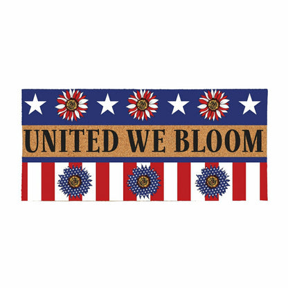 American Classic Patriotic Sunflower, Flocked Coir Sassafras Switch Ma | Plow & Hearth