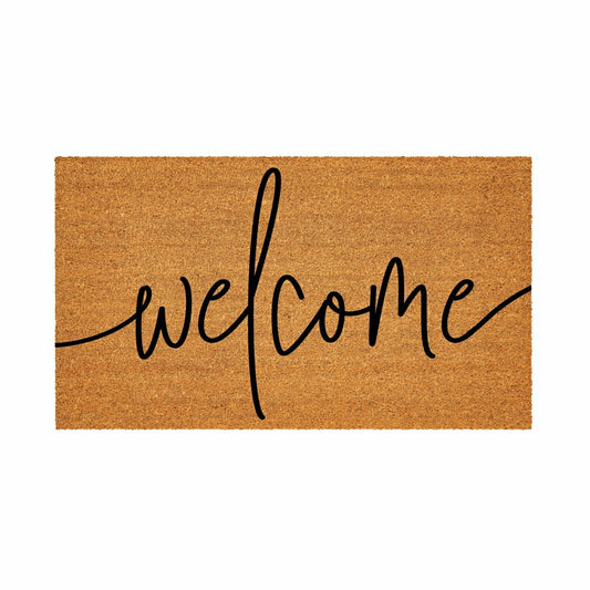 Coastal Coir Mat Welcome 28x16" | Plow & Hearth