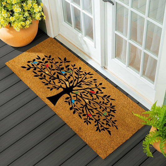Tree of Life w/ Multi-ColorBirds, 24"x60" | Plow & Hearth