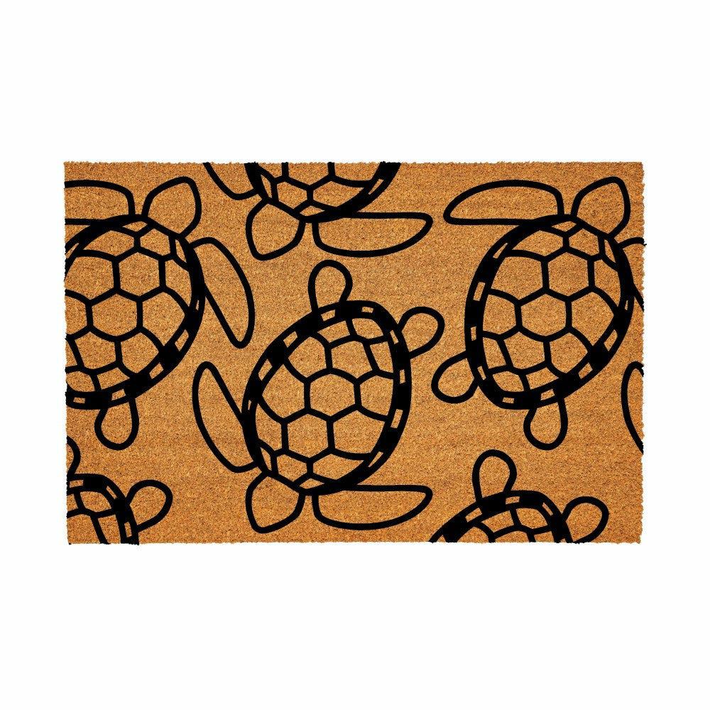 Coastal Coir Mat Turtles 36x24" | Plow & Hearth