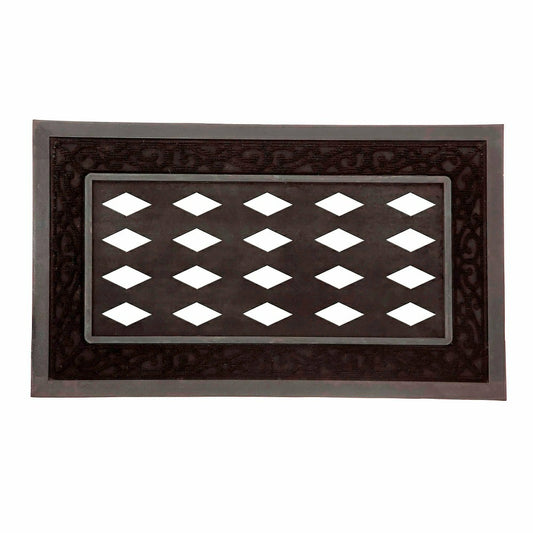 Tray, Sassafras Mat Black Scroll Black Scroll | Plow & Hearth