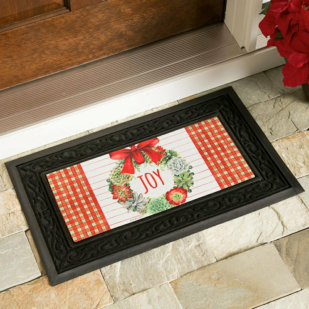 Tray, Sassafras Mat Black Scroll Black Scroll | Plow & Hearth