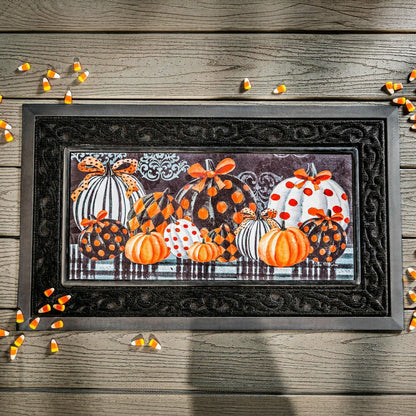 Elegant Patterned Pumpkins Sassafras Switch Mat | Plow & Hearth