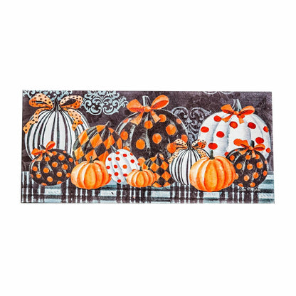 Elegant Patterned Pumpkins Sassafras Switch Mat | Plow & Hearth