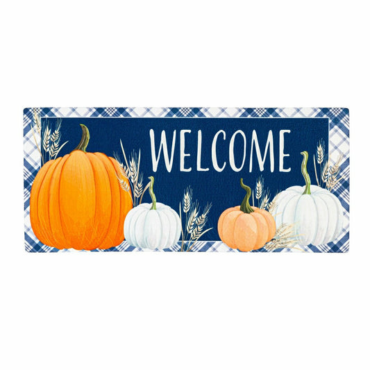 Plaid Pumpkins Sassafras Switch Mat | Plow & Hearth