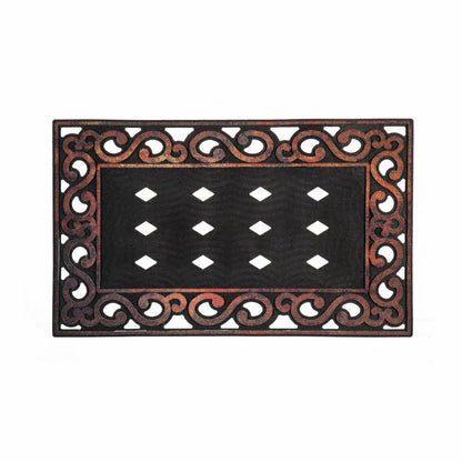 Variegated Scroll Sassafras Mat Tray | Plow & Hearth
