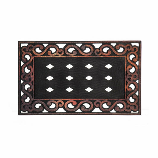 Variegated Scroll Sassafras Mat Tray | Plow & Hearth