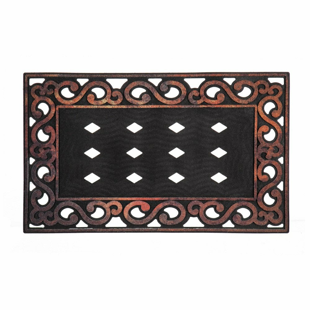 Variegated Scroll Sassafras Mat Tray | Plow & Hearth