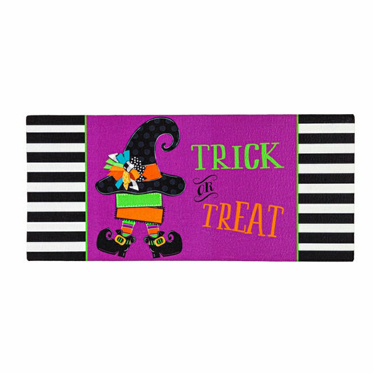 Trick Or Treat Witch Sassafras Switch Mat | Plow & Hearth