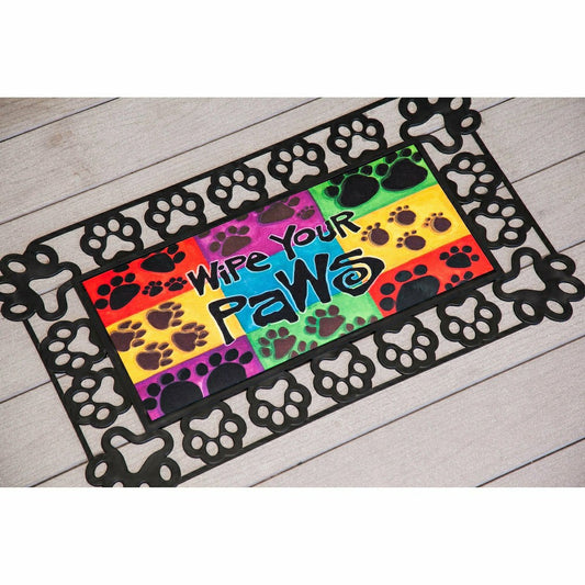 Paw Prints Sassafras Mat Tray | Plow & Hearth