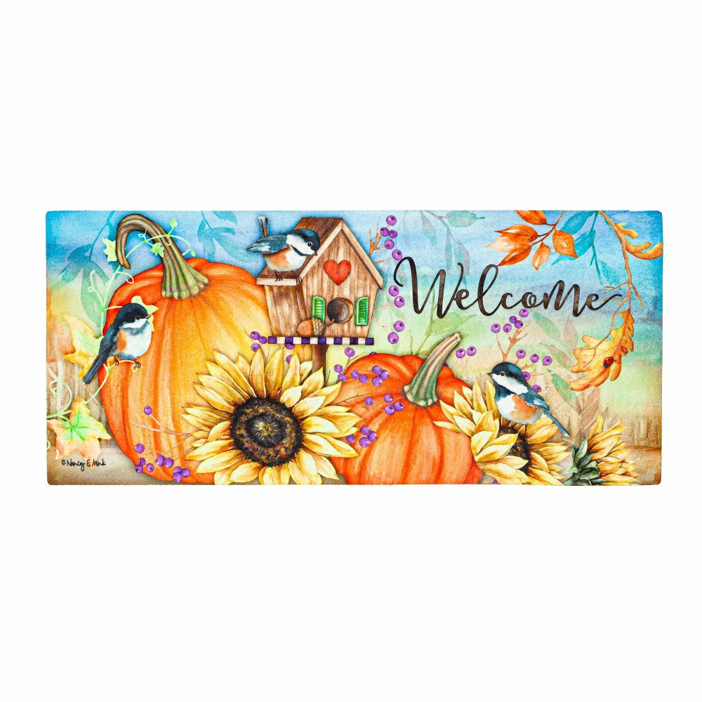 Autumn Greetings Sassafras Switch Mat | Plow & Hearth