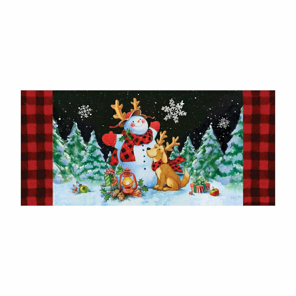 Sassafras Insert Mat Fall Holiday Gift Set with 4 Inserts and 1 Frame | Plow & Hearth