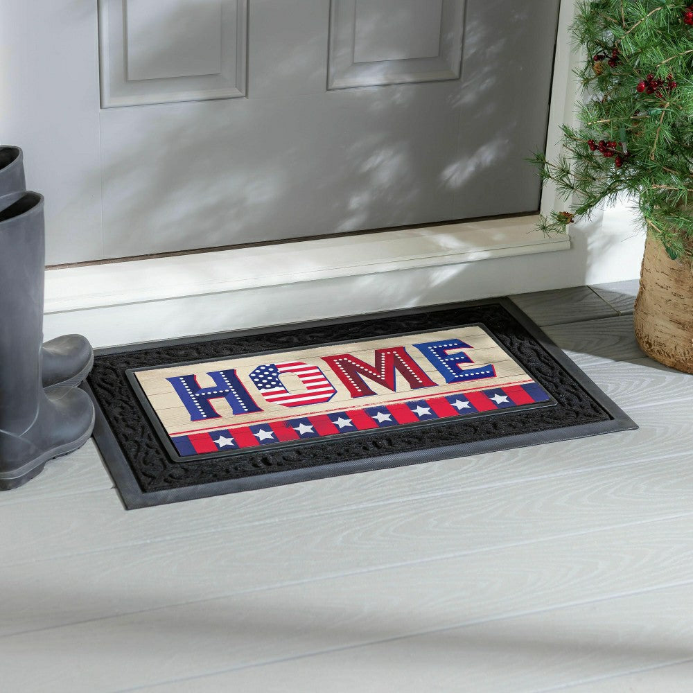 Patriotic Home Sassafras Mat | Plow & Hearth