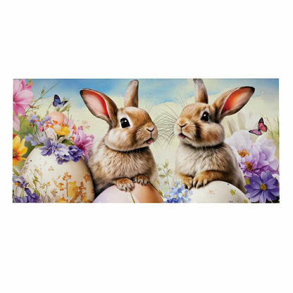 Bunny & Easter Egg Sassafras Switch Mat | Plow & Hearth