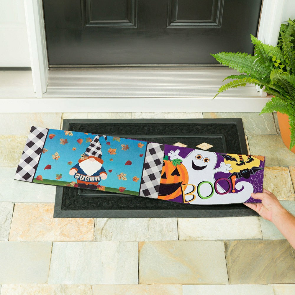 Whimsical Fall and Holiday Sassafras Mat Set | Plow & Hearth