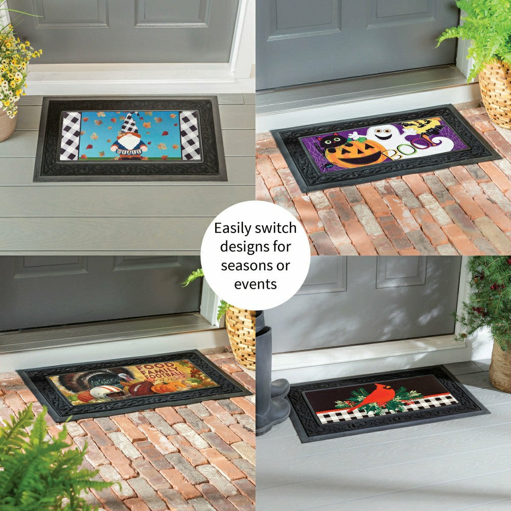 Whimsical Fall and Holiday Sassafras Mat Set | Plow & Hearth
