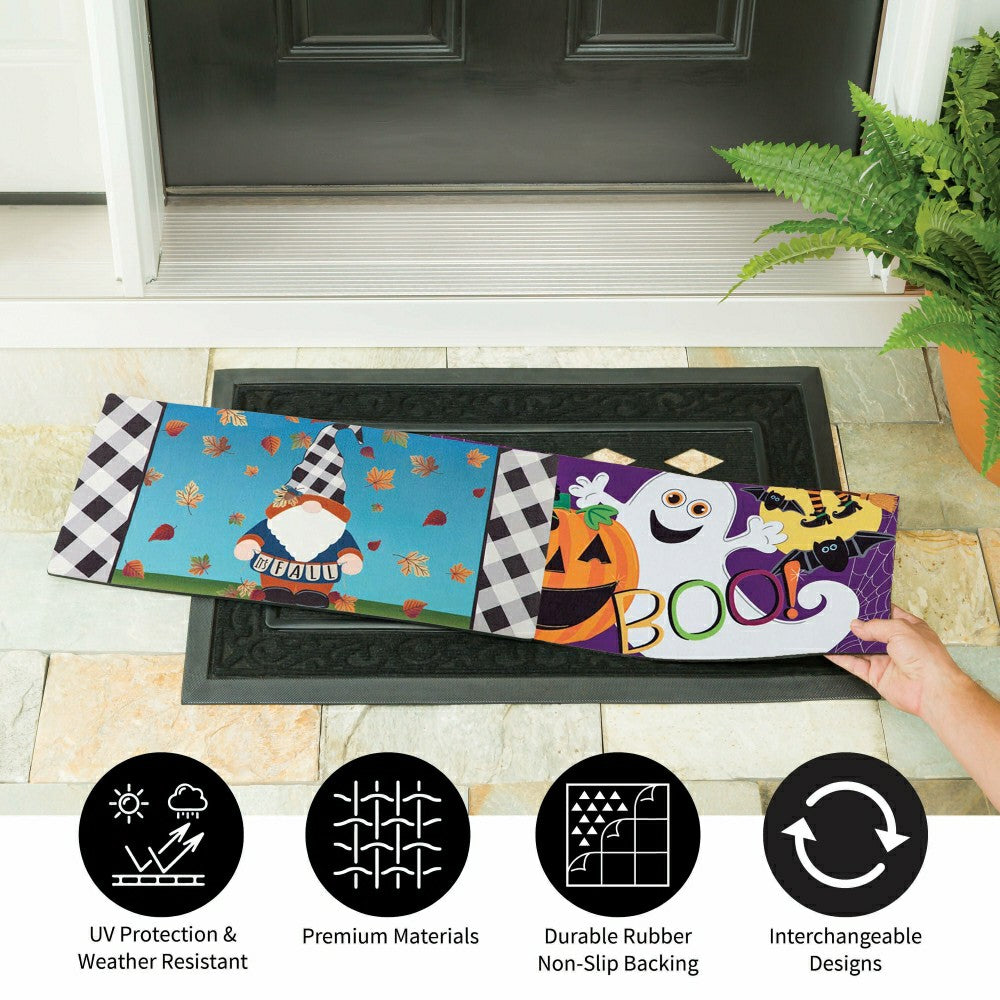 Whimsical Fall and Holiday Sassafras Mat Set | Plow & Hearth