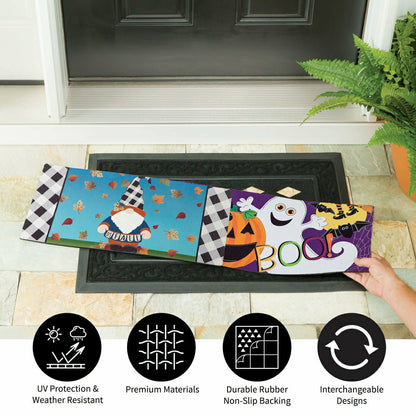 Whimsical Fall and Holiday Sassafras Mat Set | Plow & Hearth