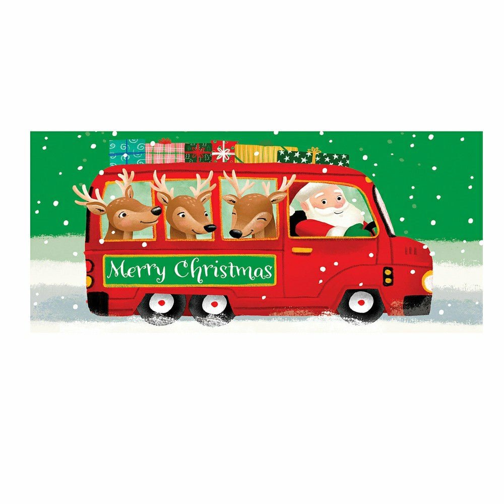 Christmas Bus Sassafras Switch Mat | Plow & Hearth
