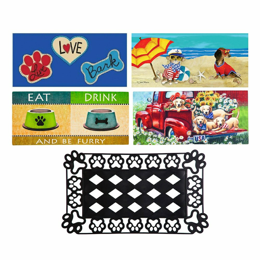 Sassafras Dog Lovers Set of 5 (43BM007+431125+438898+431836+431771) | Plow & Hearth