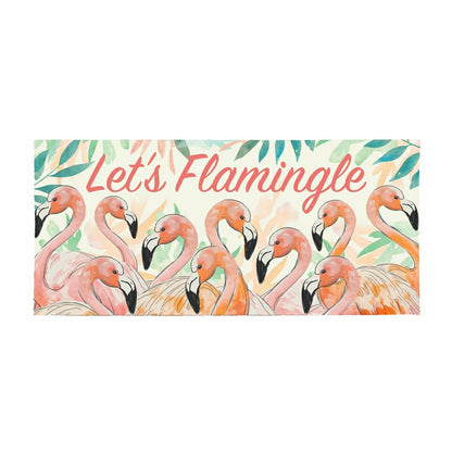 EG Studio Palm Beach Coastal Coir Mat Flocked Sassafrass (22x10) | Plow & Hearth